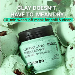 Innisfree Super Volcanic Pore Clay Mask Cool Mint 100ml