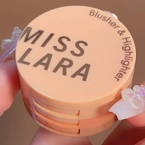 Miss Lara 3 In 1 Blush & Highlighter Palette