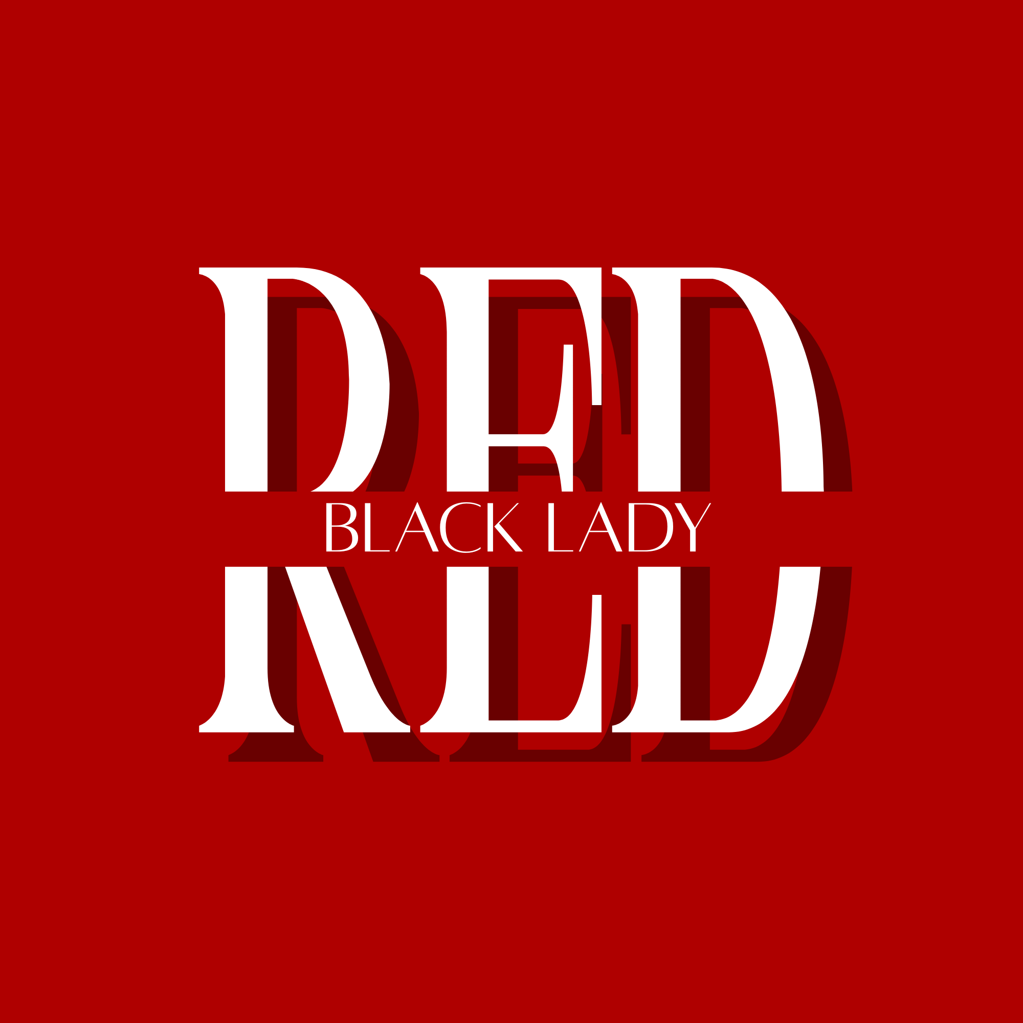 Red Black lady