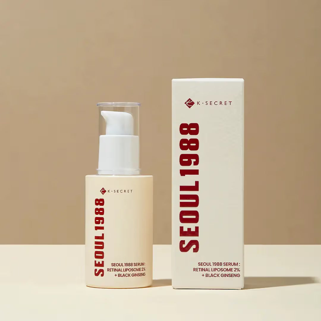 K-SECRET Seoul 1988 Serum: Retinal Liposome 2% + Black Ginseng 30 ml