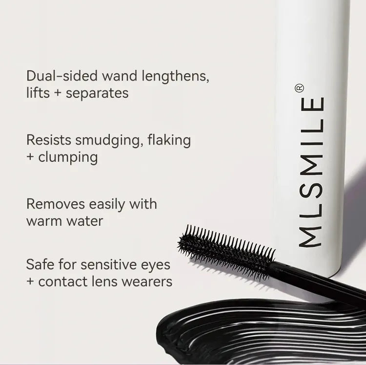 Mlsmile Mascara Waterproof Anti-Sweat Styling Curling Mascara
